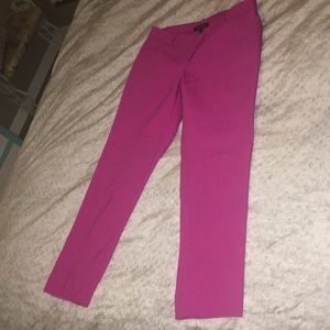 Fuschia Ann Taylor ankle pants